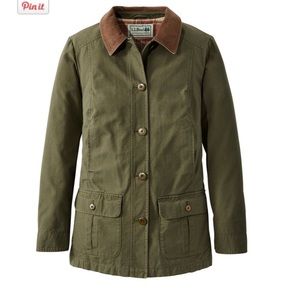 Adirondack Barn Coat, Flannel Lined